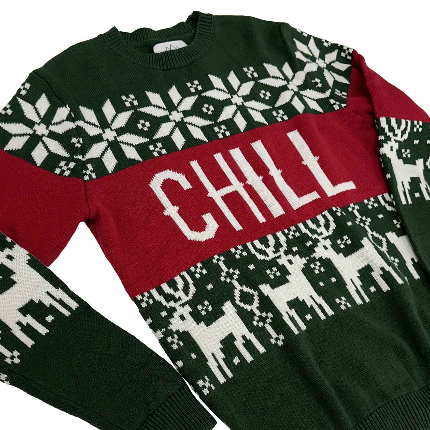 CHRISTMAS SWEATER, CHILL VIBES