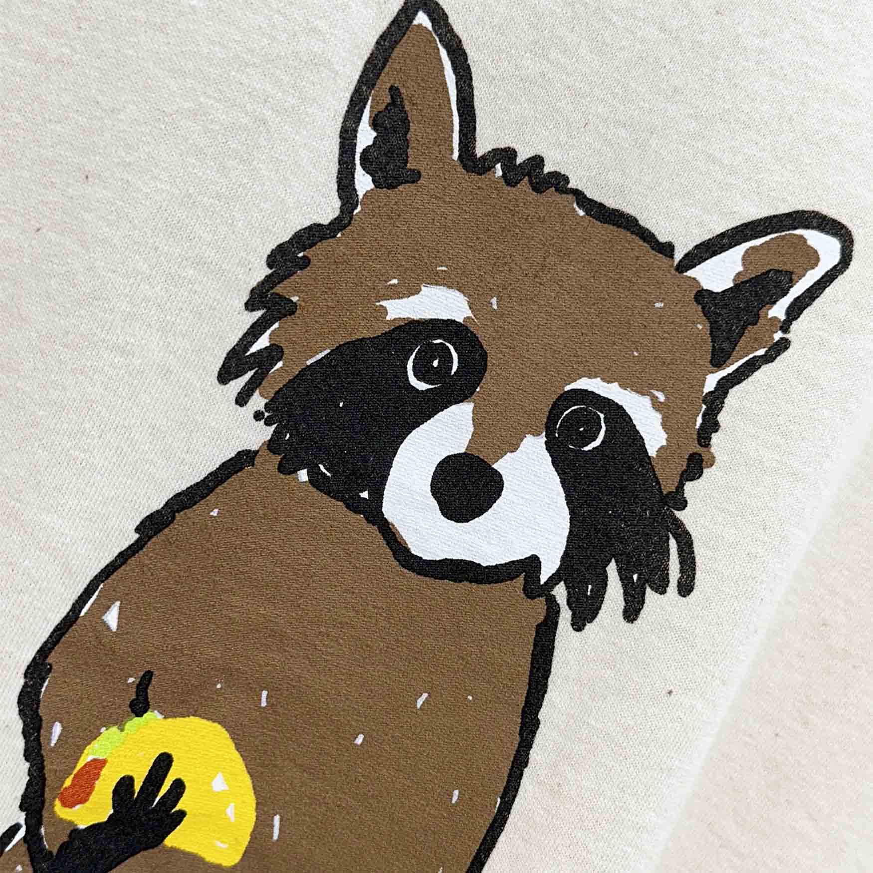 Double Taco Racoon tee shirt