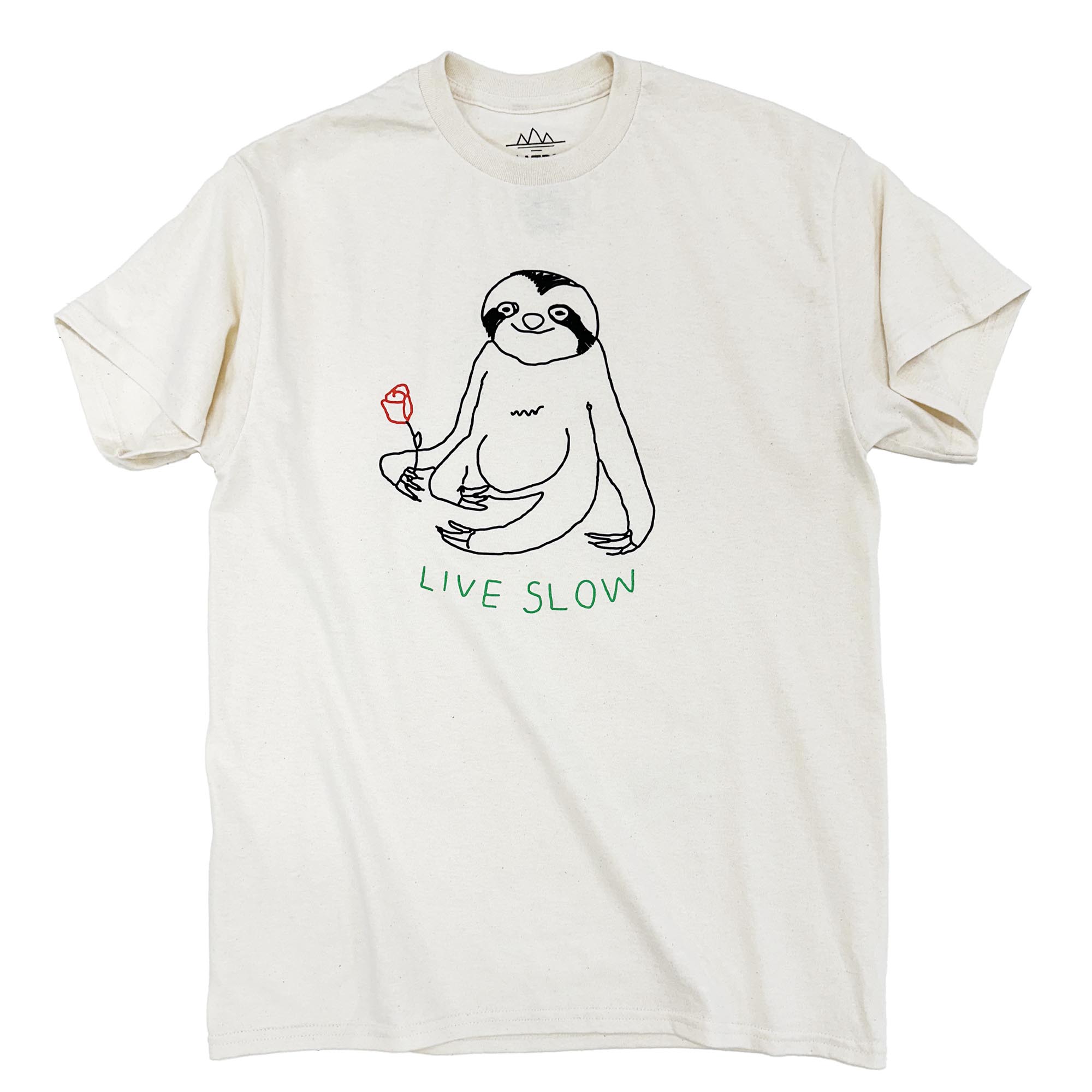 Live Slow Sloth Tee