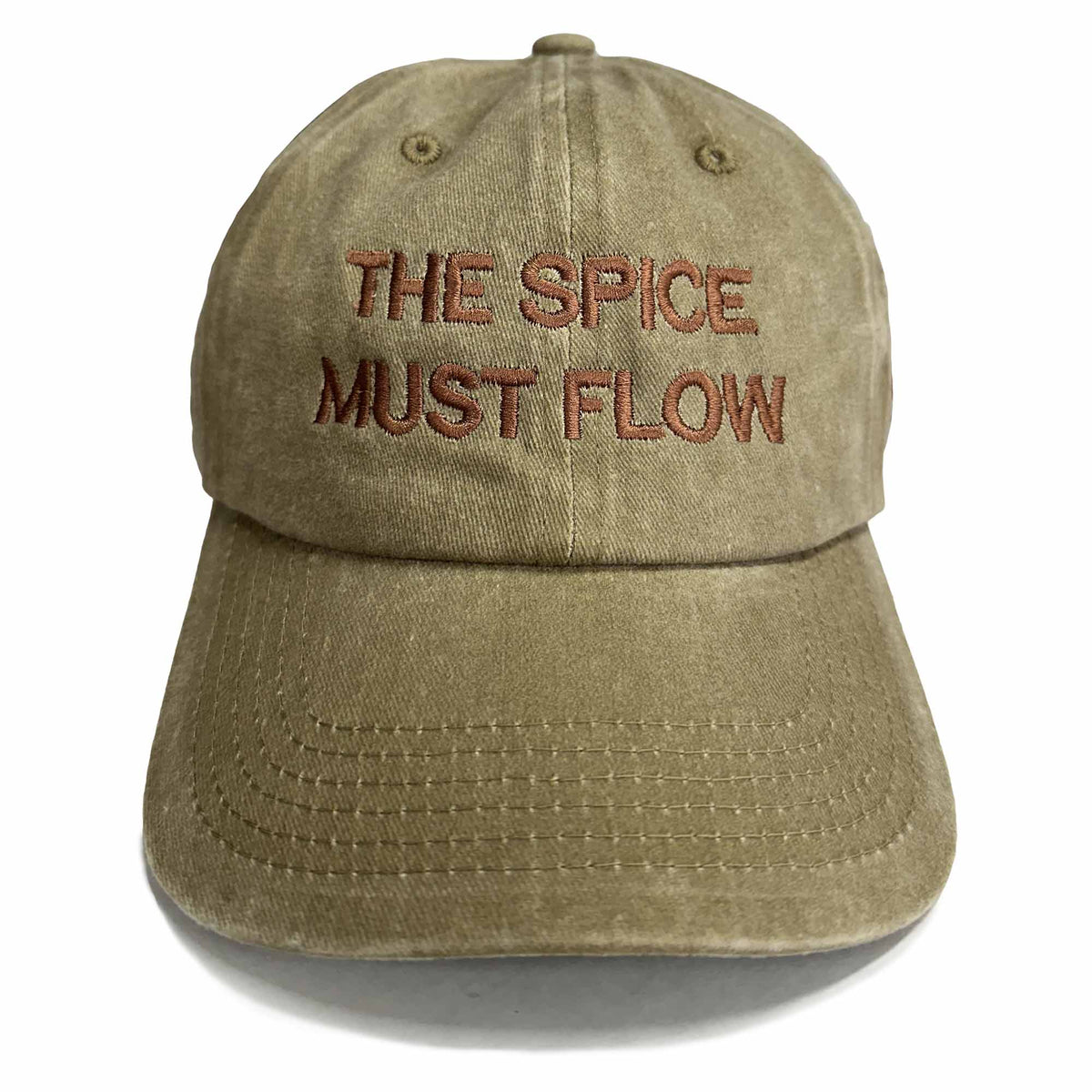 &quot;The Spice Must Flow&quot; 6 panel low profile embroidered cap