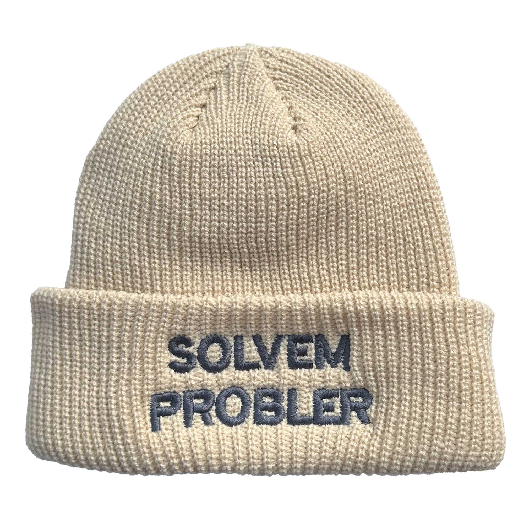 "Solvem Probler" Embroidered Beanie