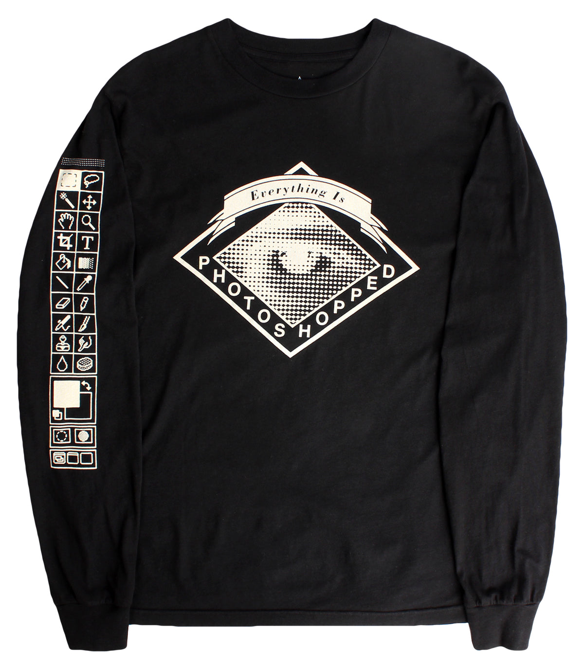 Everything Photoshopped L/S black T-shirt by Altru Apparel