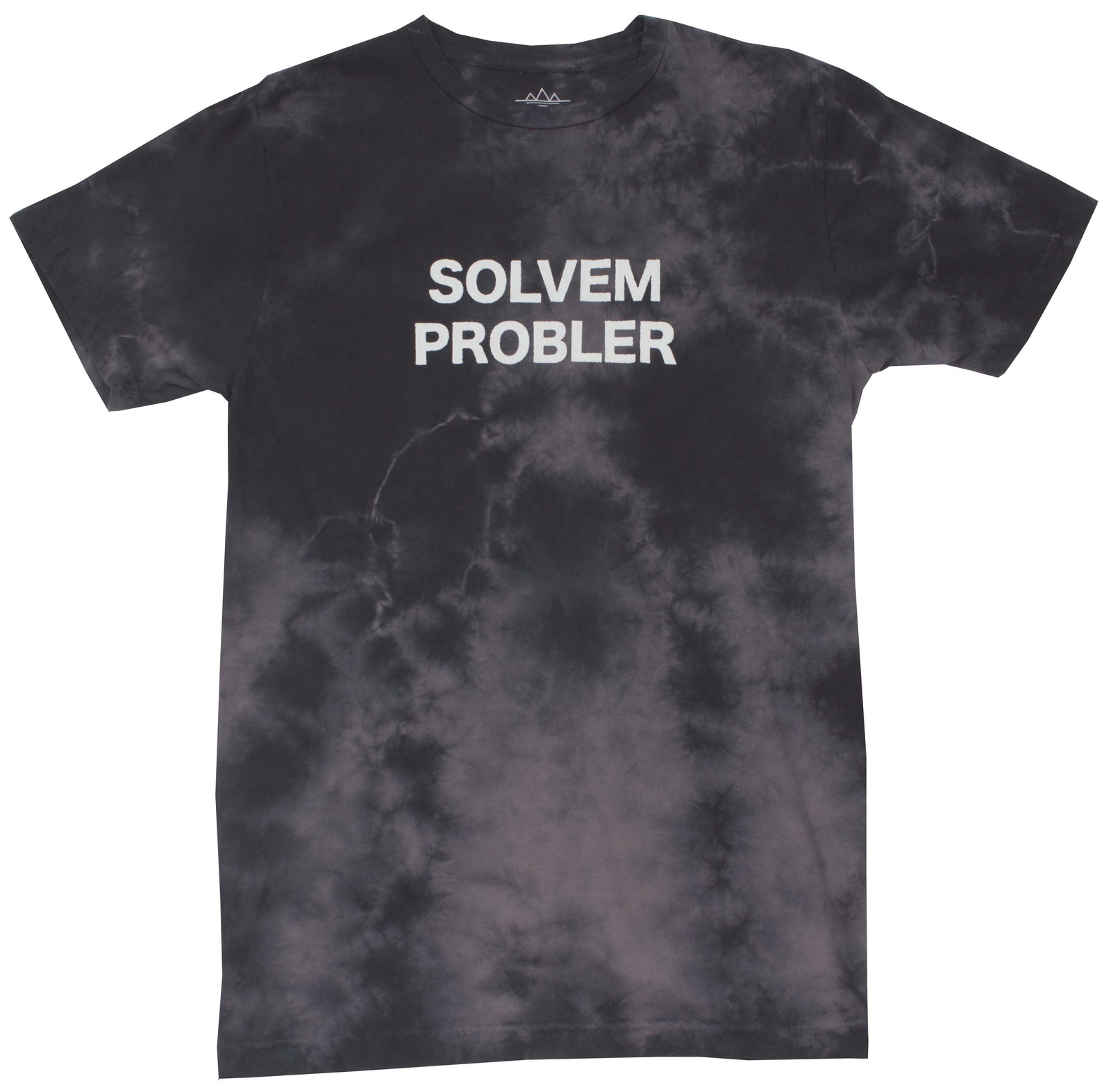 Funny Solvem Probler Mens Black Graphic Tee by Altru Apparel front image