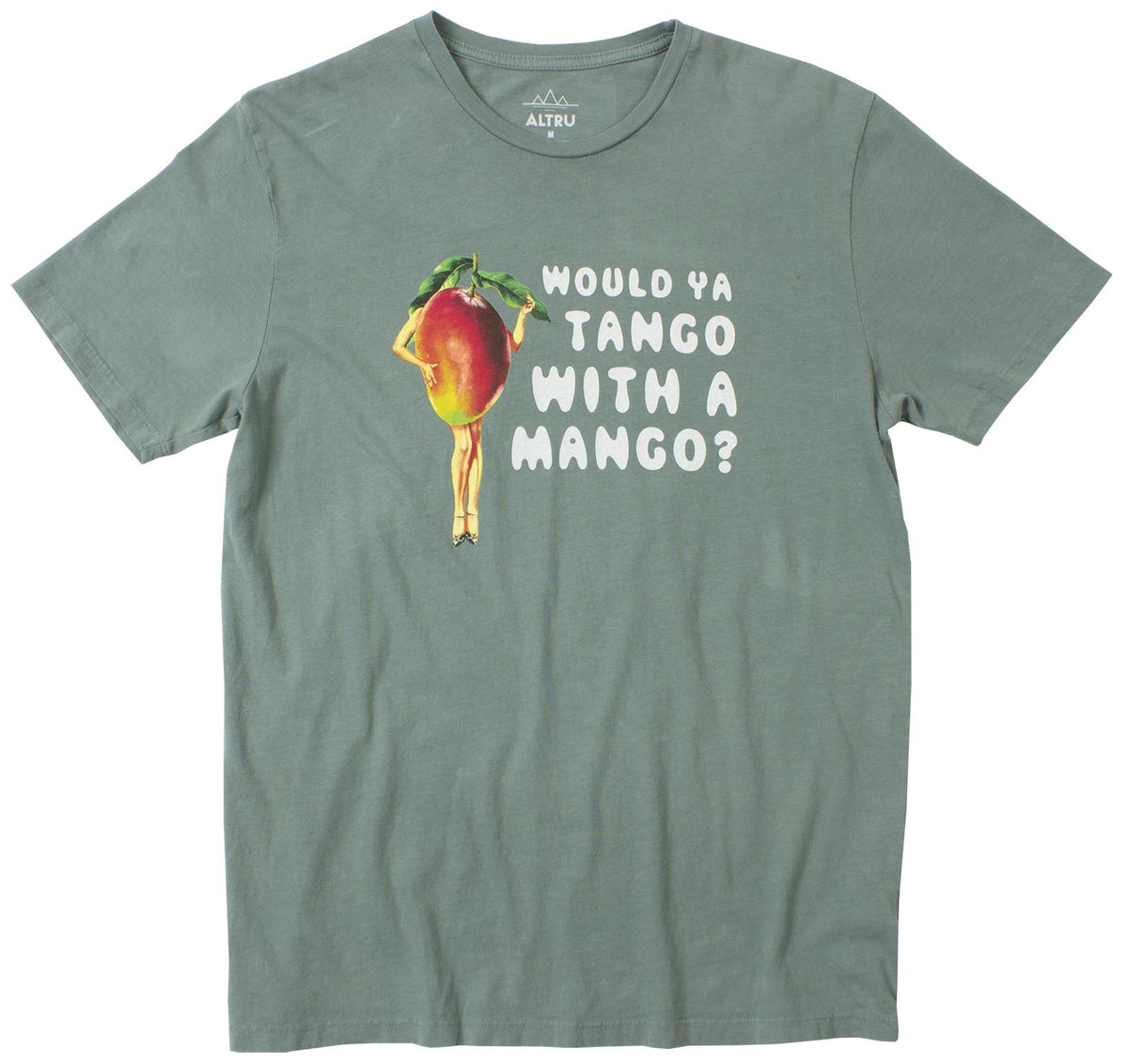 Mango Tango Men&#39;s Emerald green Graphic Tee by Altru Apparel