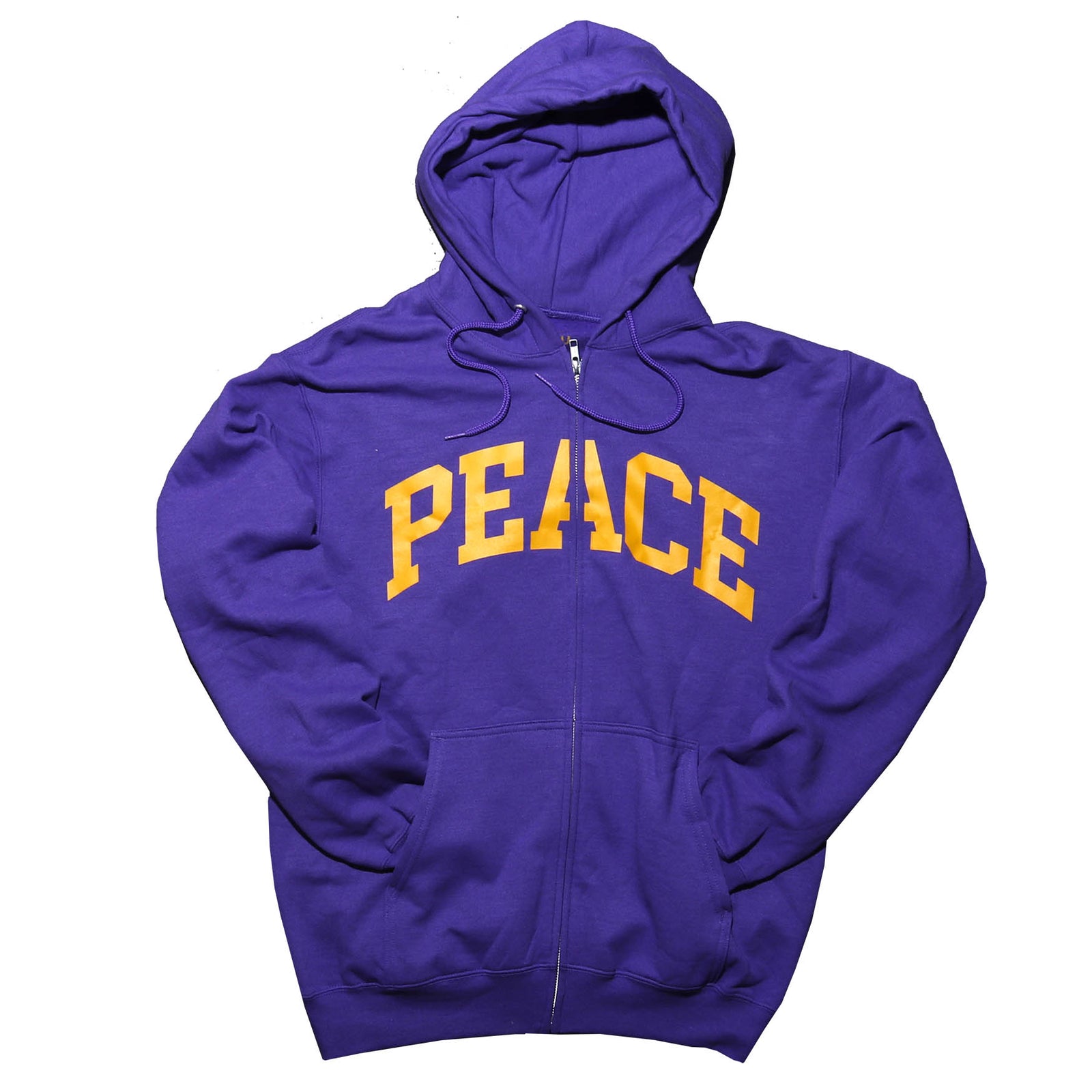 PEACE Fleece Zip Hoodie