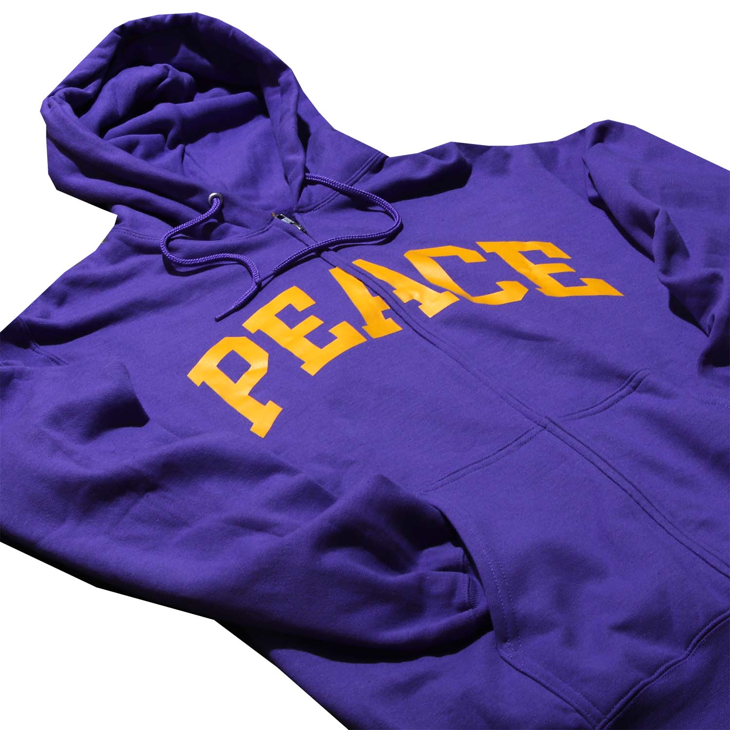 PEACE Fleece Zip Hoodie