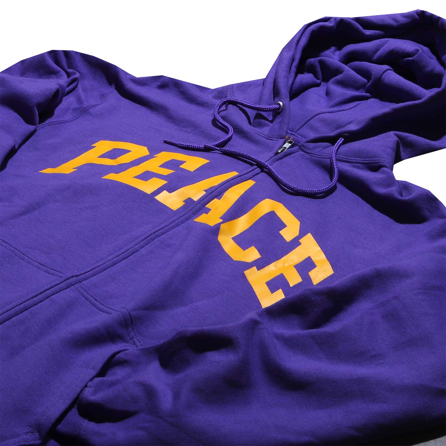 PEACE Fleece Zip Hoodie