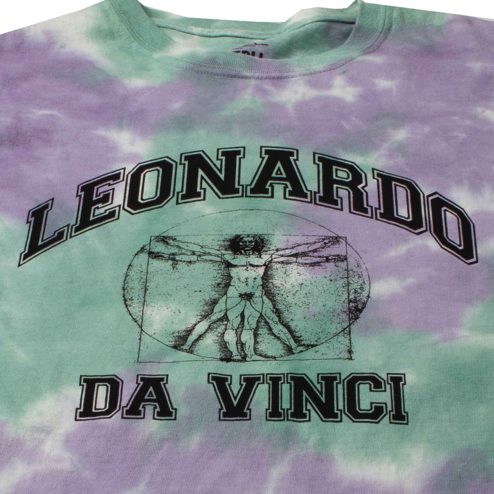 Leonardo Da Vinci tie-dye tee