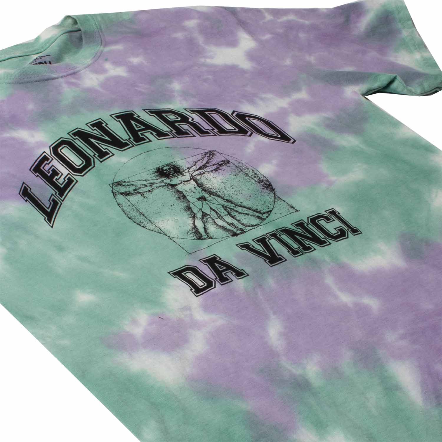 Leonardo Da Vinci tie-dye tee