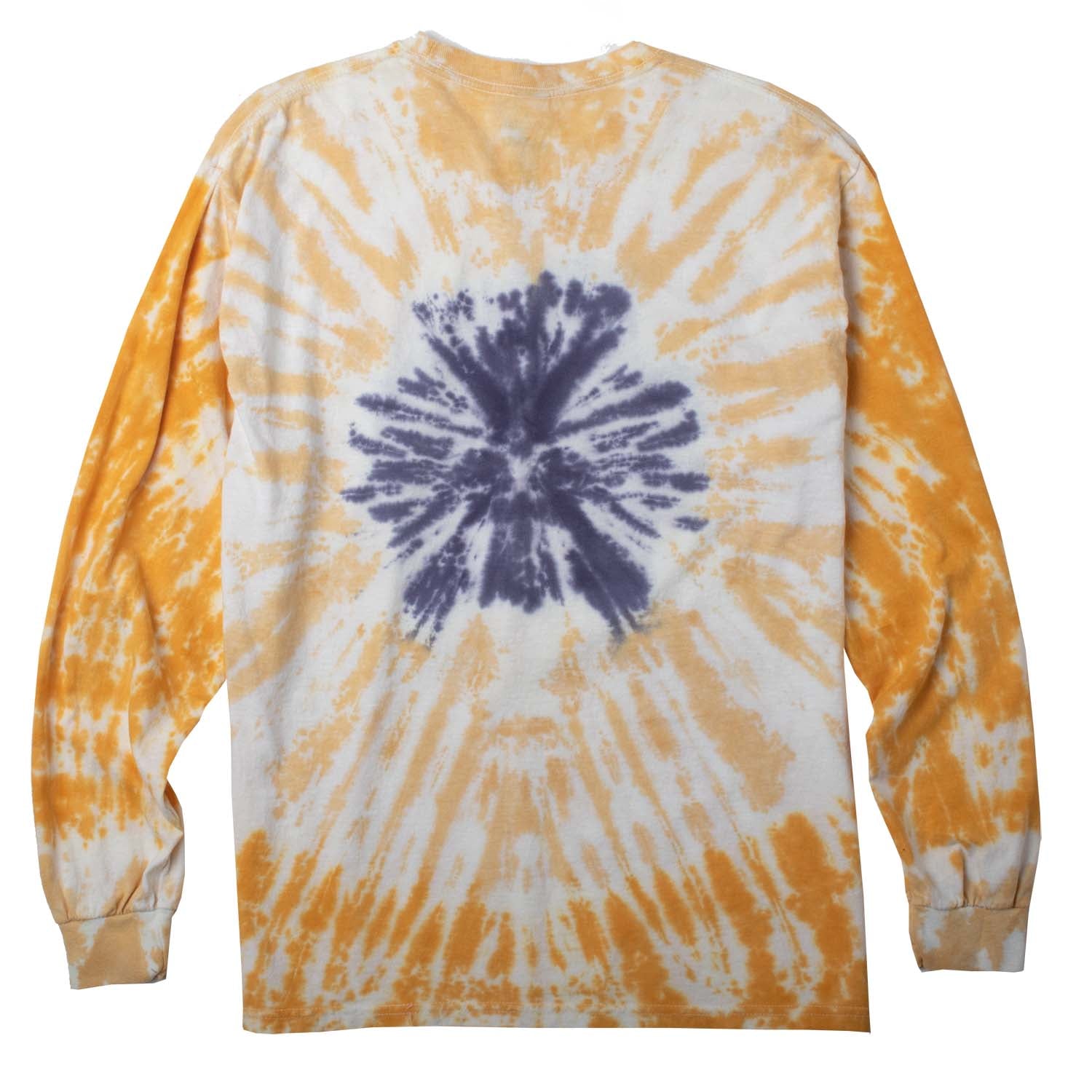 Turn on tie dye long sleeve graphic tee