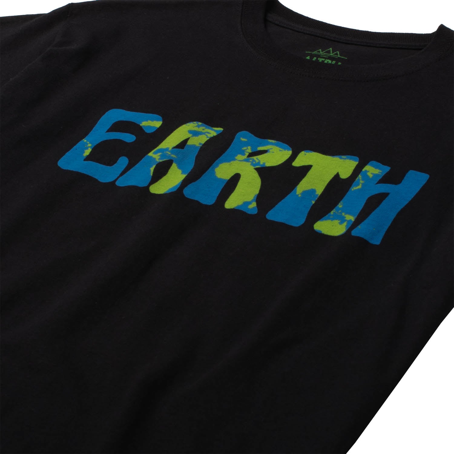 Earth Map Text tee shirt