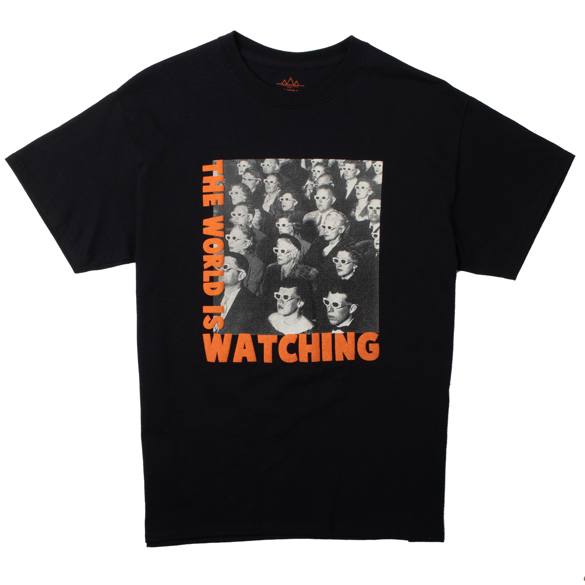 World is Watching Puff Ink Graphic Tee