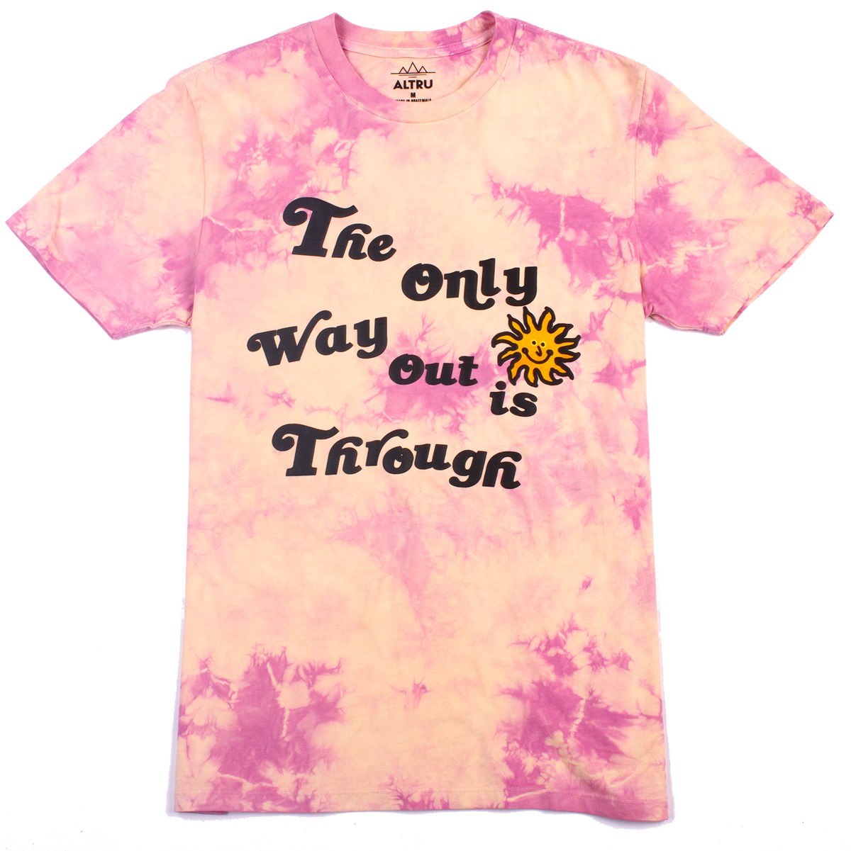 We Tripped puff ink tie-dye tee