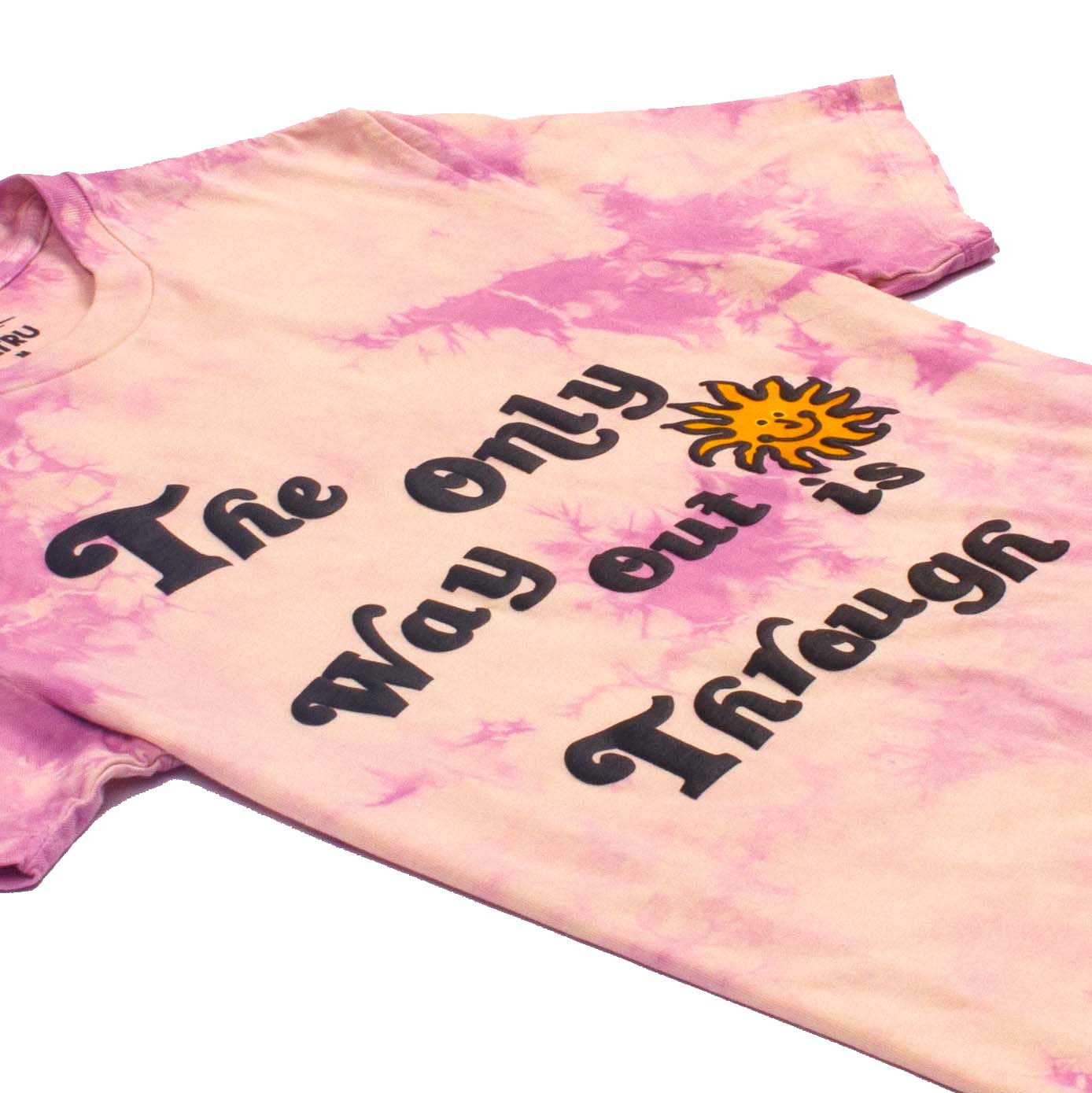 We Tripped puff ink tie-dye tee