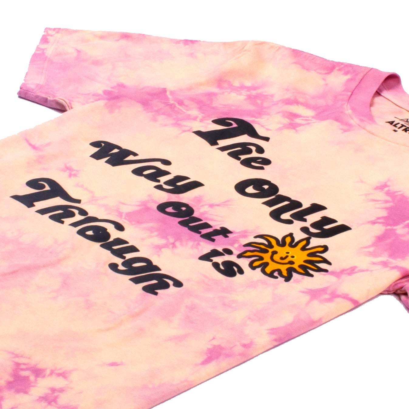 We Tripped puff ink tie-dye tee