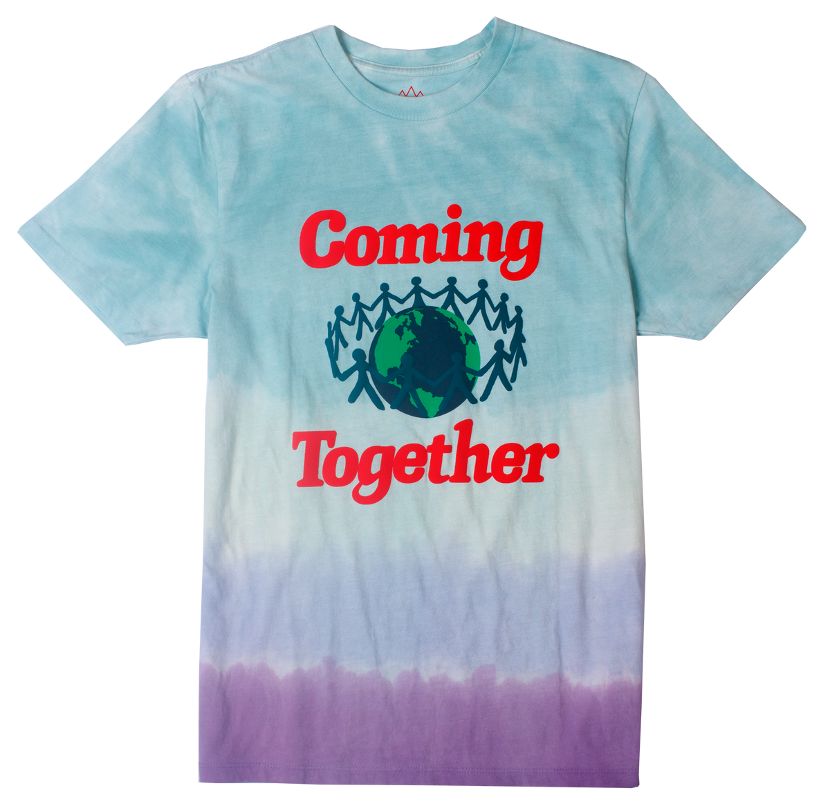 Coming Together puff ink tie-dye tee