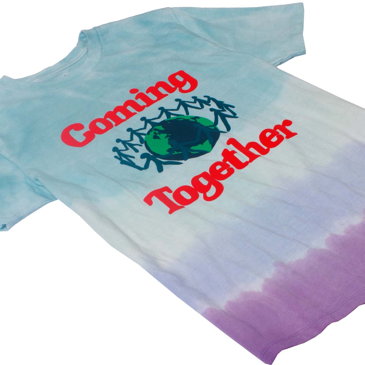 Coming Together puff ink tie-dye tee