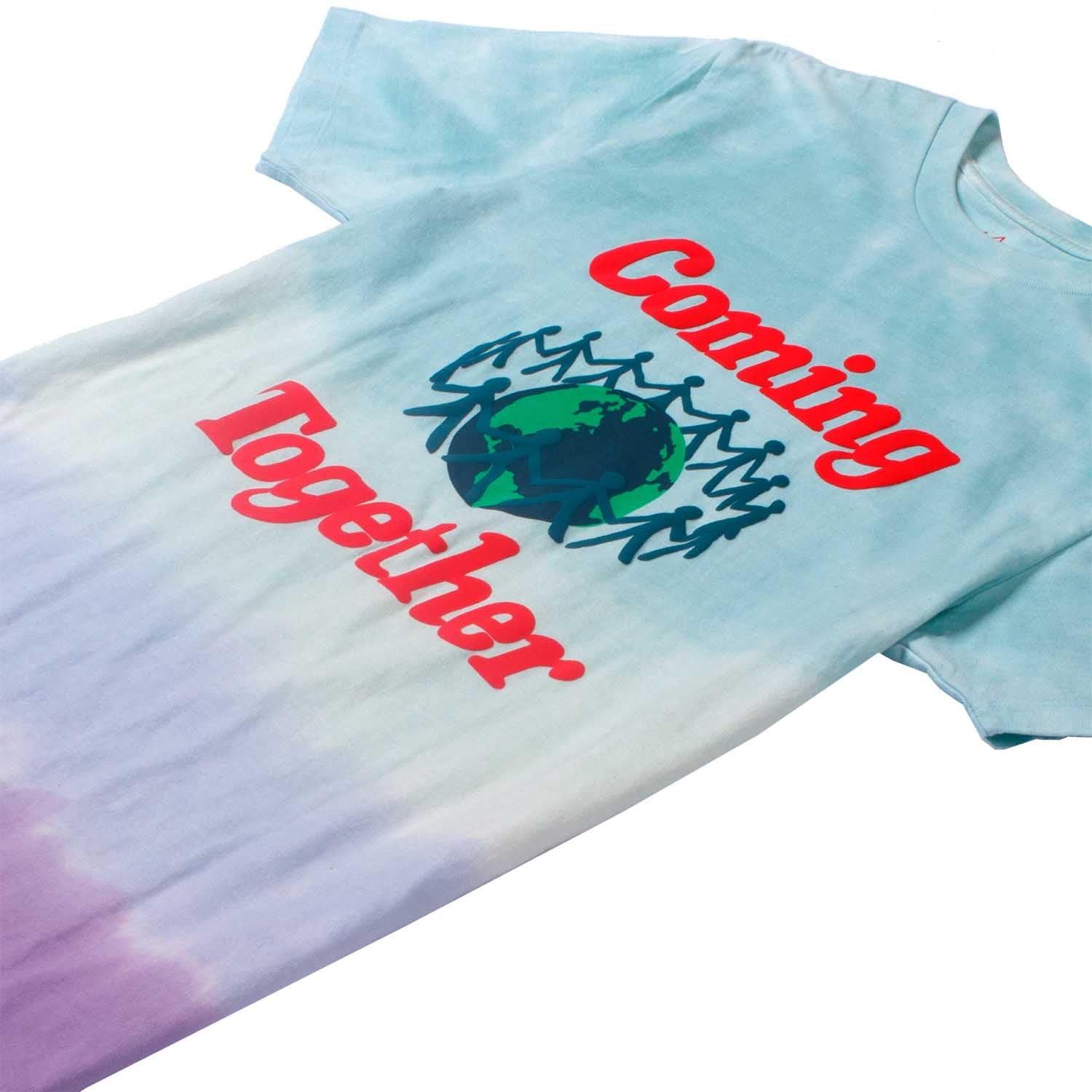 Coming Together puff ink tie-dye tee