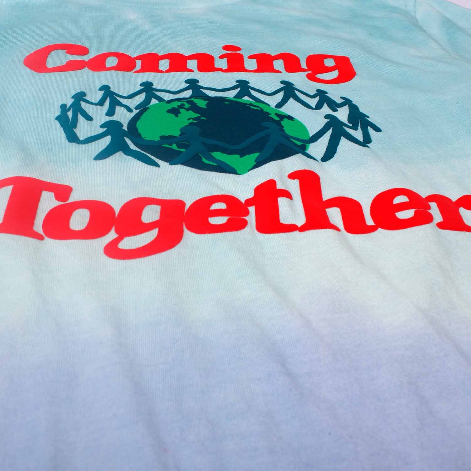 Coming Together puff ink tie-dye tee