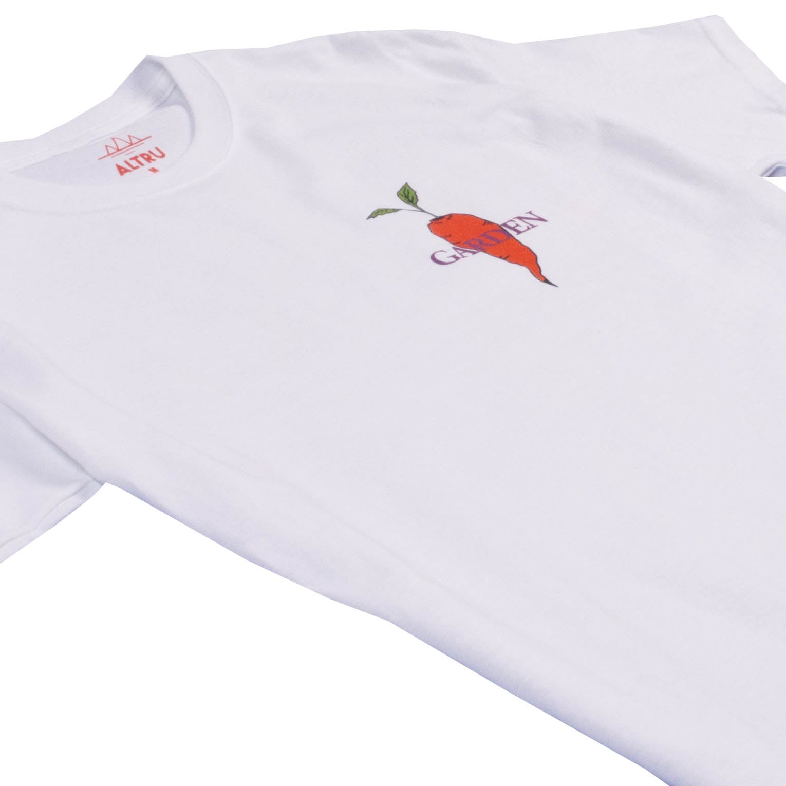 Garden graphic tee printed on front and back