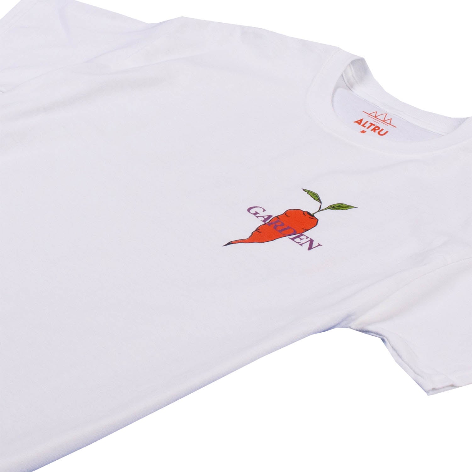 Garden graphic tee printed on front and back