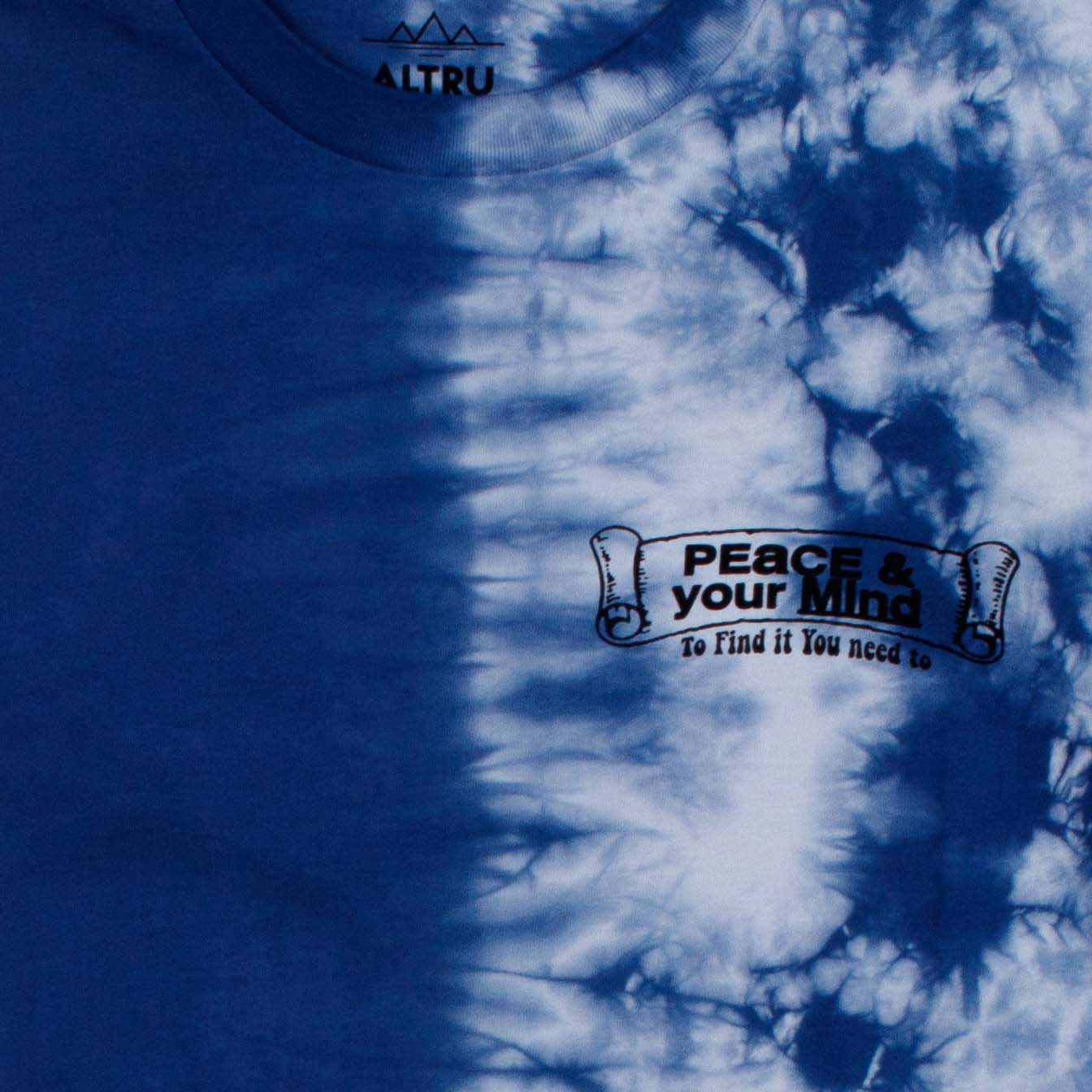 PEACE OF MIND half tie-dye tee