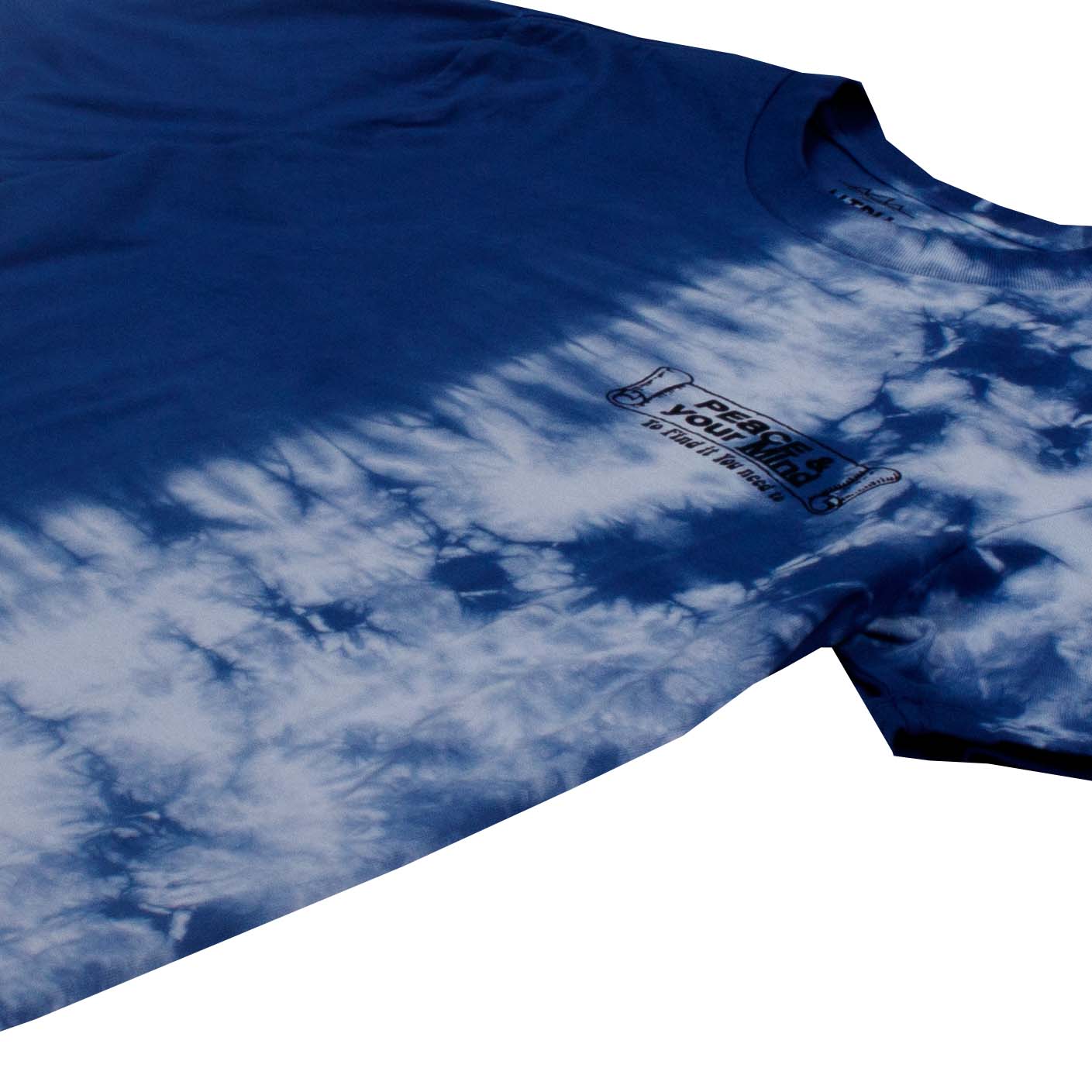 PEACE OF MIND half tie-dye tee